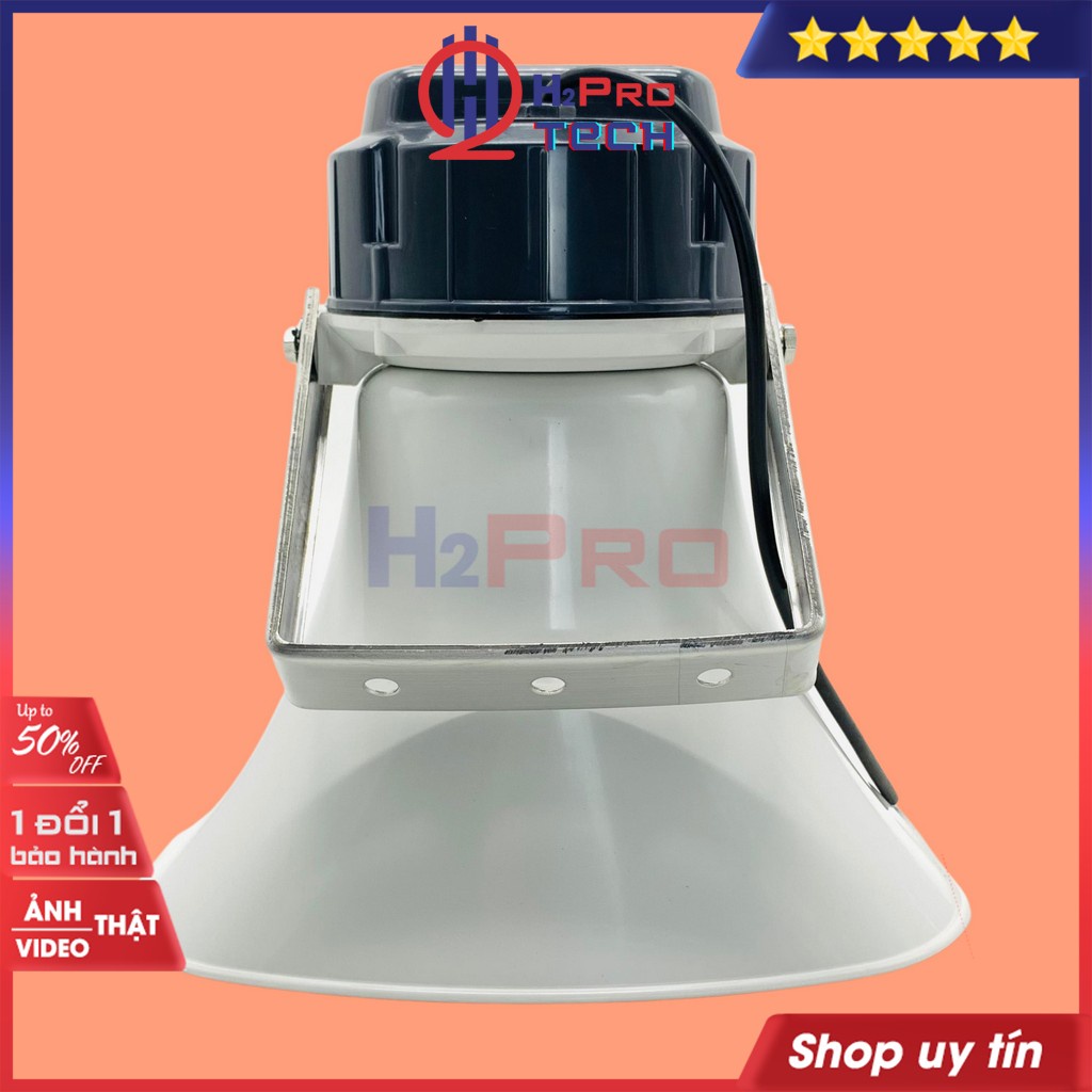 Loa Nén 50W, Loa Phóng Thanh PEAK-35 Cao Cấp Chính Hãng, Vành Nhựa Chữ Nhật 30x21Cm-Chịu Nước-Tặng 1 Côn 50k-H2Pro Tech