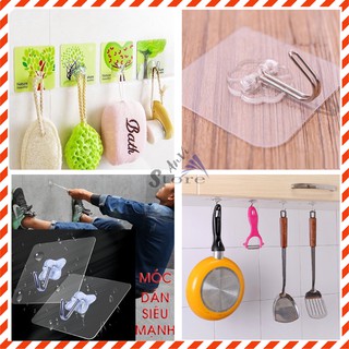 Móc dán tường ⚜️FREESHIP⚜️ Móc dán tường chịu lực cao cấp nhiều hình 3D lựa chọn