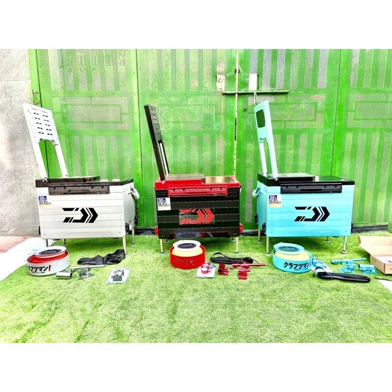 Hàng Mơi VỀ   thùng daiwa 32L cao cấp chân địa hình