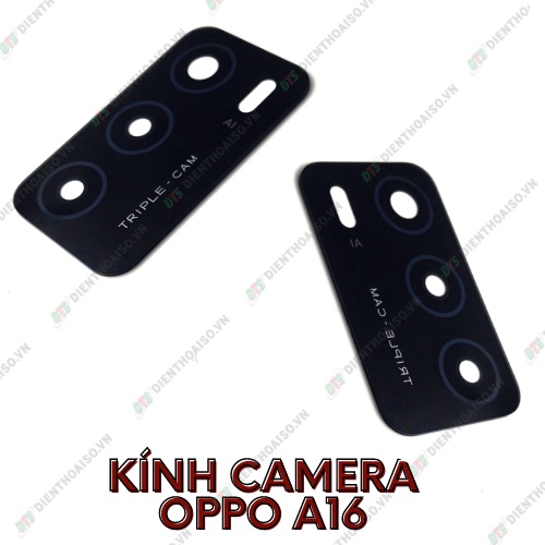 Mặt kính camera oppo a16 có sẵn keo dán