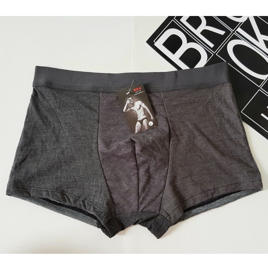 Quần lót nam co dãn màu đẹp, quần sịp nam đùi tam giác chất cotton thông hơi giao ngẫu nhiên màu DiHu fashion