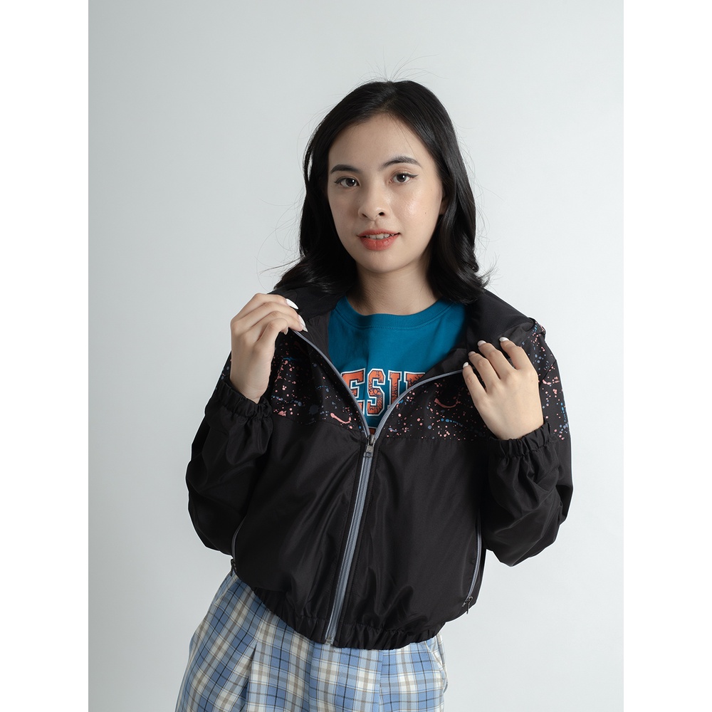 ÁO KHOÁC DÙ CROPTOP NỮ GAVANI_PAINT