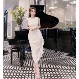 Đầm dự tiệc bèo sườn dáng dài sang trọng