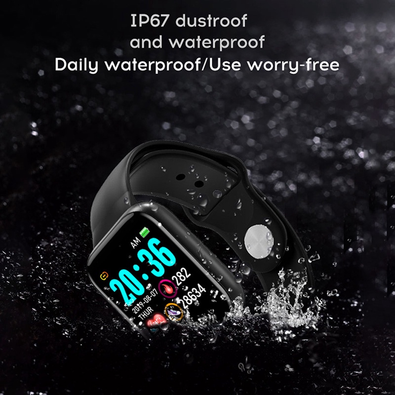 Đồng hồ thông minh KEBIDUMEI Y68 kết nối Bluetooth chống nước dành cho Apple IOS Android
