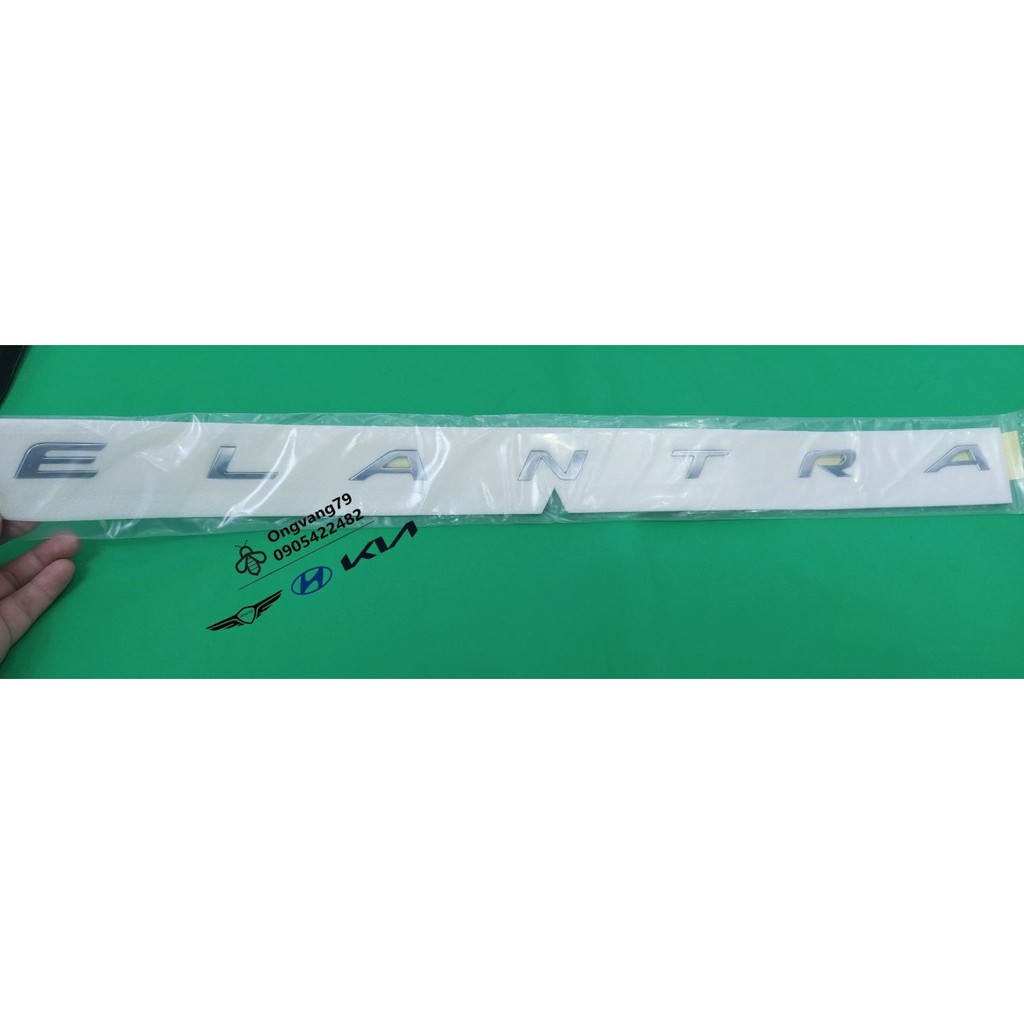 [Hàng chính hãng] Tem logo chữ "Elantra" dán đuôi xe - Ms: 86315F2AA0