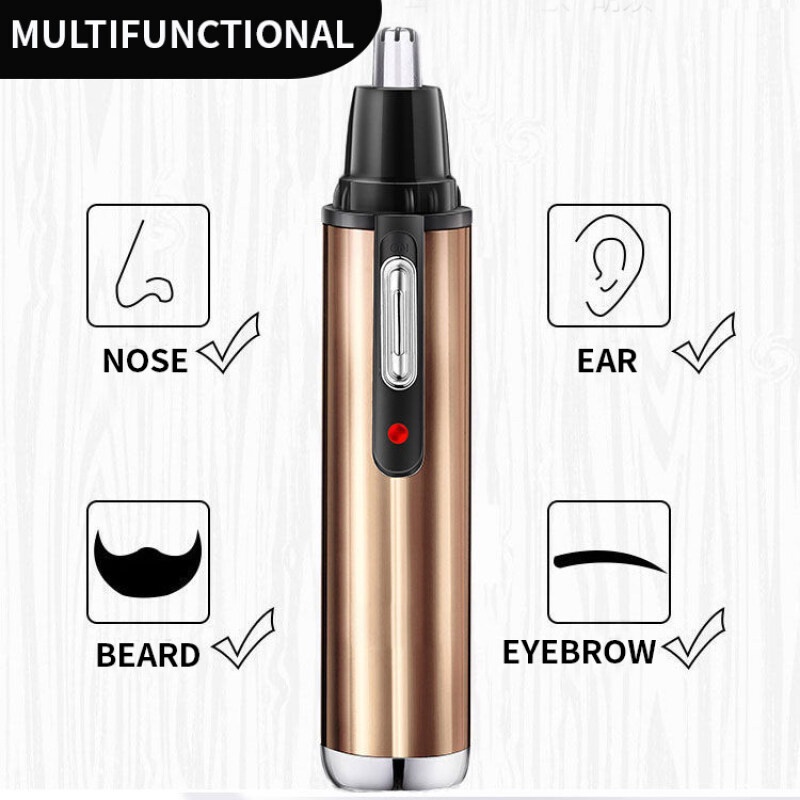 [Hàng mới về] Bộ tông đơ tỉa lông mũi/lông tai/lông mày đa năng hỗ trợ sạc USB