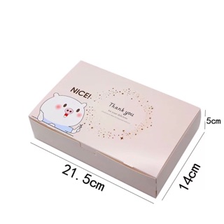 2 Hộp đựng bánh trung thu 6 bánh 50g hình lợn ngộ nghĩnh