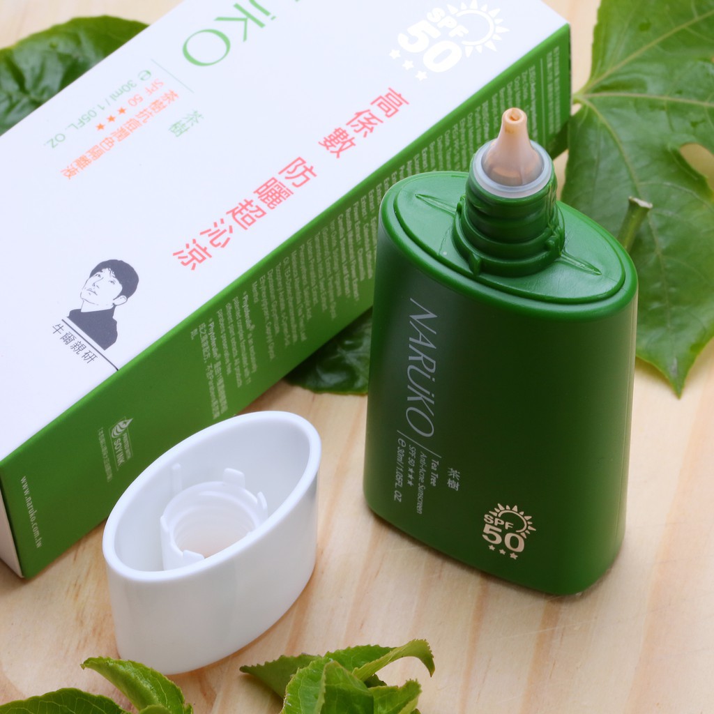 Kem Chống Nắng Cho Da Mụn Naruko Tea Tree Anti-Acne Sunscreen SPF50 30 ml