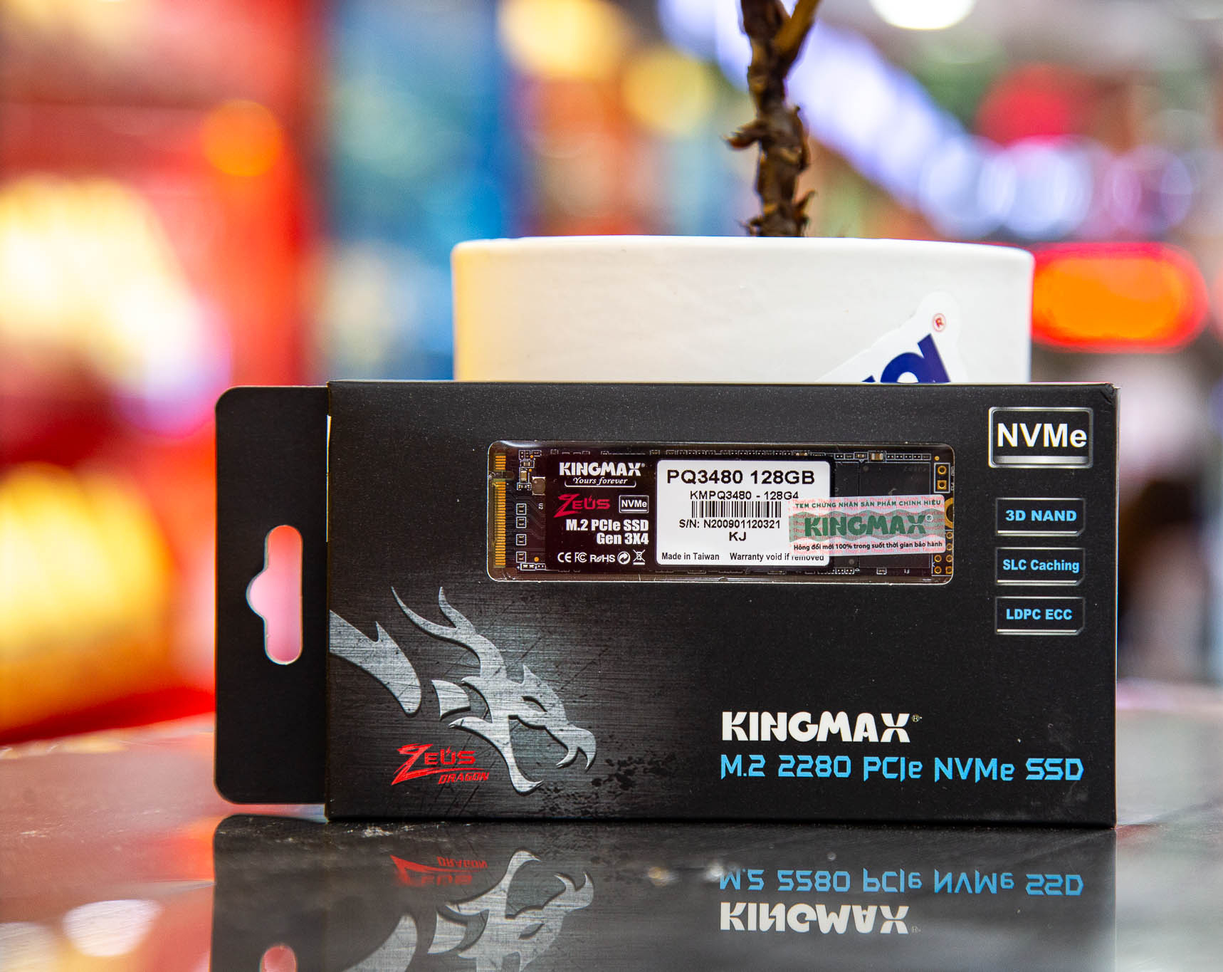 Ổ Cứng SSD M2 PCIe NVMe KingMax Zeus PX3480 (2280) - 512GB/256GB/128GB - Viễn Sơn Phân Phối | BigBuy360 - bigbuy360.vn