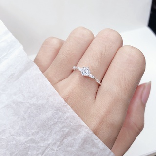 Nhẫn bạc nữ - nhẫn ổ đá Citrine
