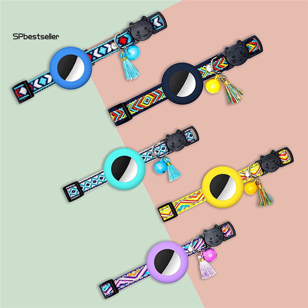 Vòng Cổ Polyester Chống Nước Chống Sốc Thân Thiện Với Làn Da In Hình Mèo Dễ Lắp Đặt Có Thể Điều Chỉnh Cho Airtag