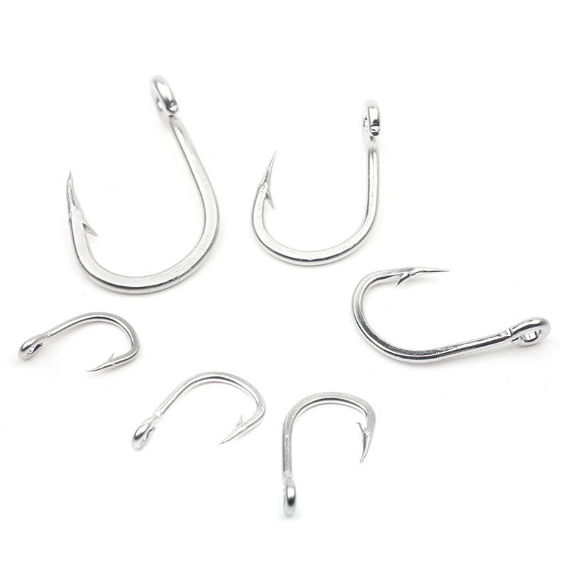 Bộ lưỡi câu cá bằng thép không gỉ 10884 kích thước 2/0-12/0