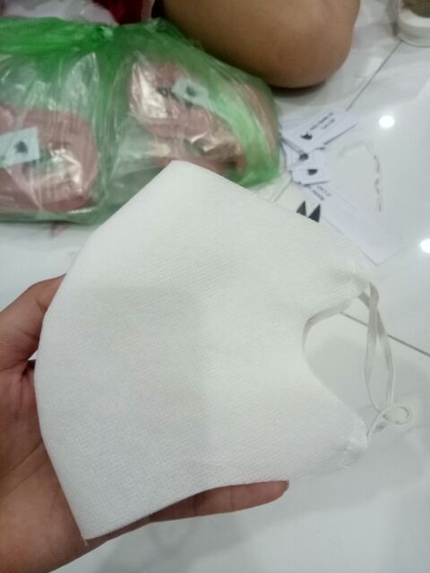 [SẴN SLL] combo 10 cái khẩu trang vải không dệt 3d mềm mịn, 2 lớp | BigBuy360 - bigbuy360.vn