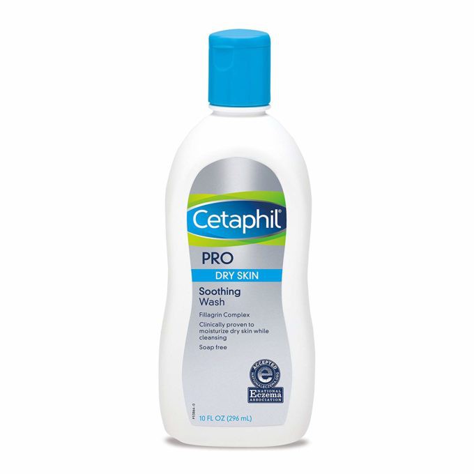 Sữa tắm dưỡng ẩm cho da khô Cetaphil PRO Dry Skin Soothing Wash (296ml)