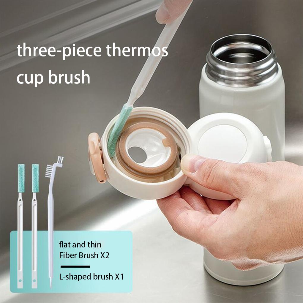 Set 3 Cọ Rửa Ly / Chai Lọ Cầm Tay Tiện Lợi 2020