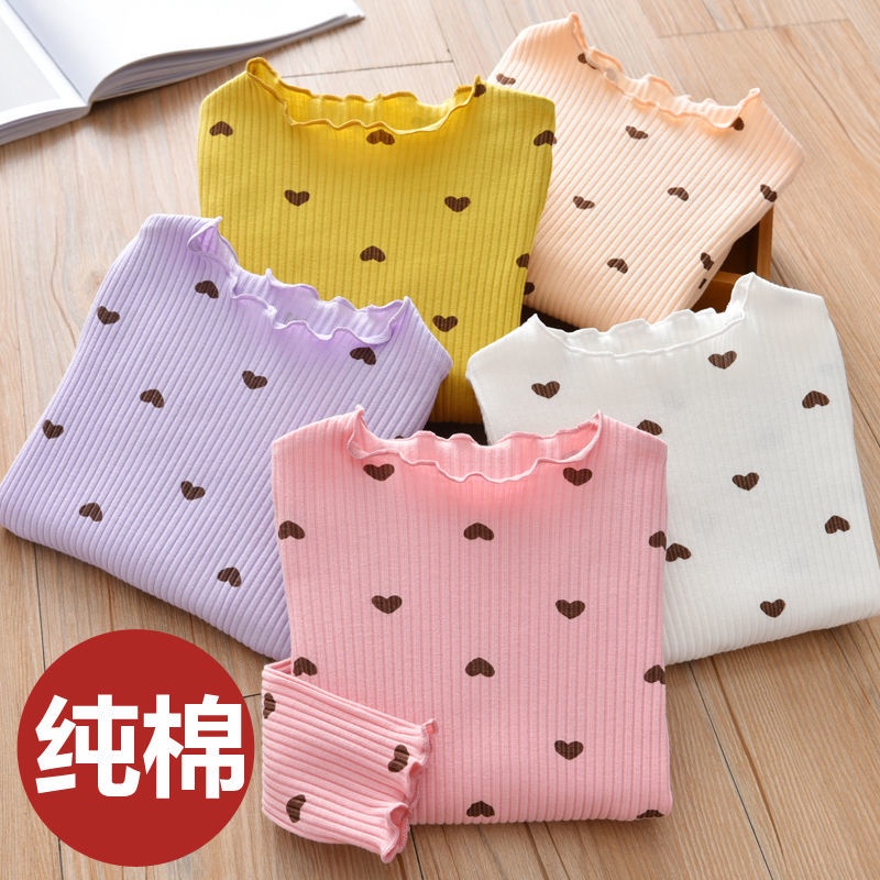 Áo Thun Cotton Mỏng Tay Dài Kiểu Mới Dành Cho Bé Gái 2022