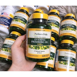 TINH DẦU HOA ANH THẢO PURITANS PRIDE EVENING PRIMROSE OIL 1000MG 120 VIÊN CỦA MỸ
