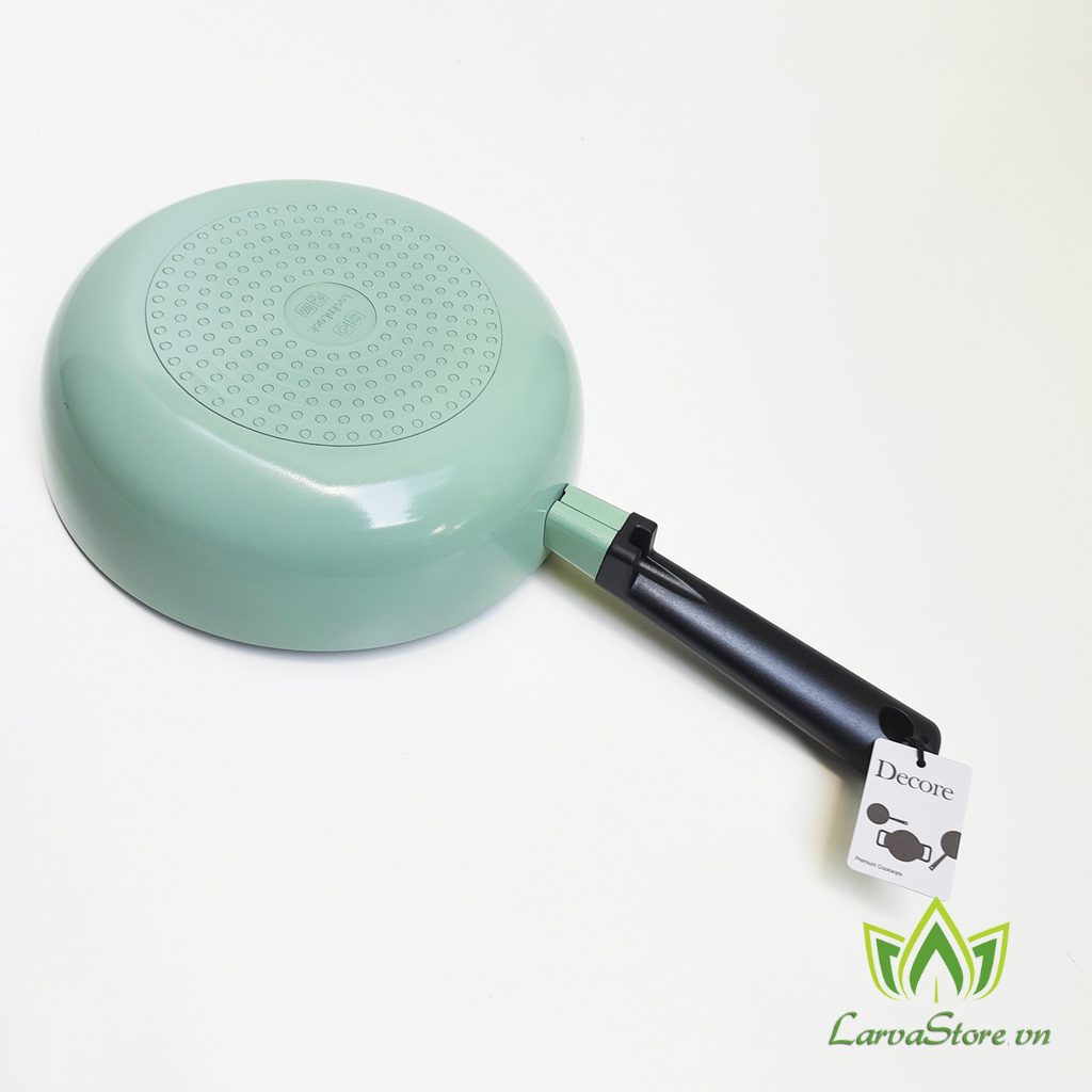 Chảo Sâu Lòng Decor LocknLock LDE1245IH 24cm Lớp Chống Dính Cực Bền - Đáy Từ - Xanh Mint