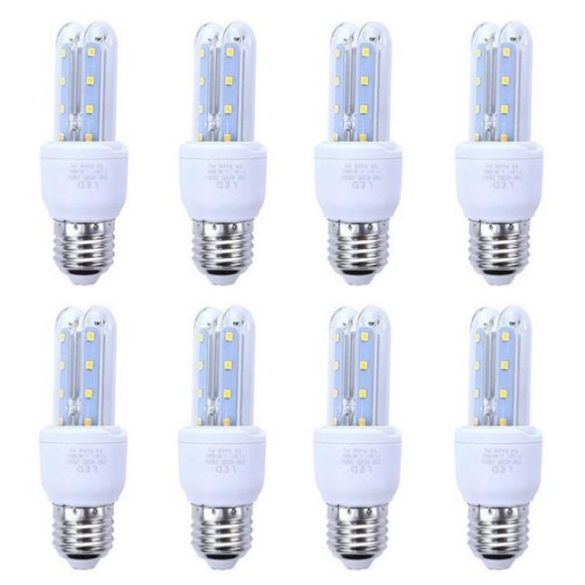 Bộ 8 bóng đèn led chữ U 5w sáng bền đẹp