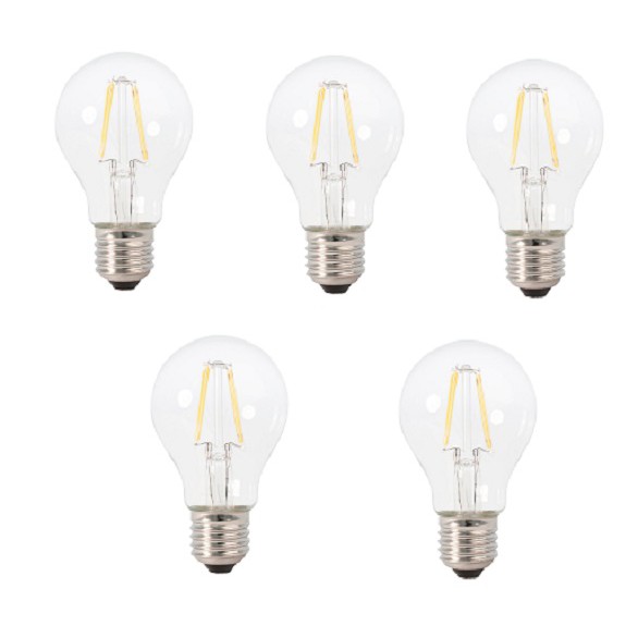 Bộ 5 Đèn led Edison A60 4w trang trí nghệ thuật