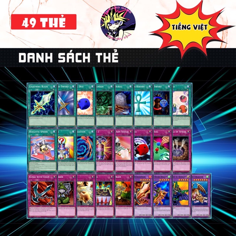 Bộ Bài Katsuya Jonouchi Tiếng Việt.