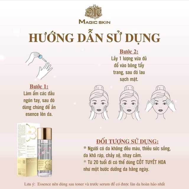 TONER CỐT TUYẾT HOA SIÊU PHẨM DƯỠNG DA TRẮNG HỒNG