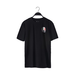 Áo thun đen cổ tròn logo IDLOCA