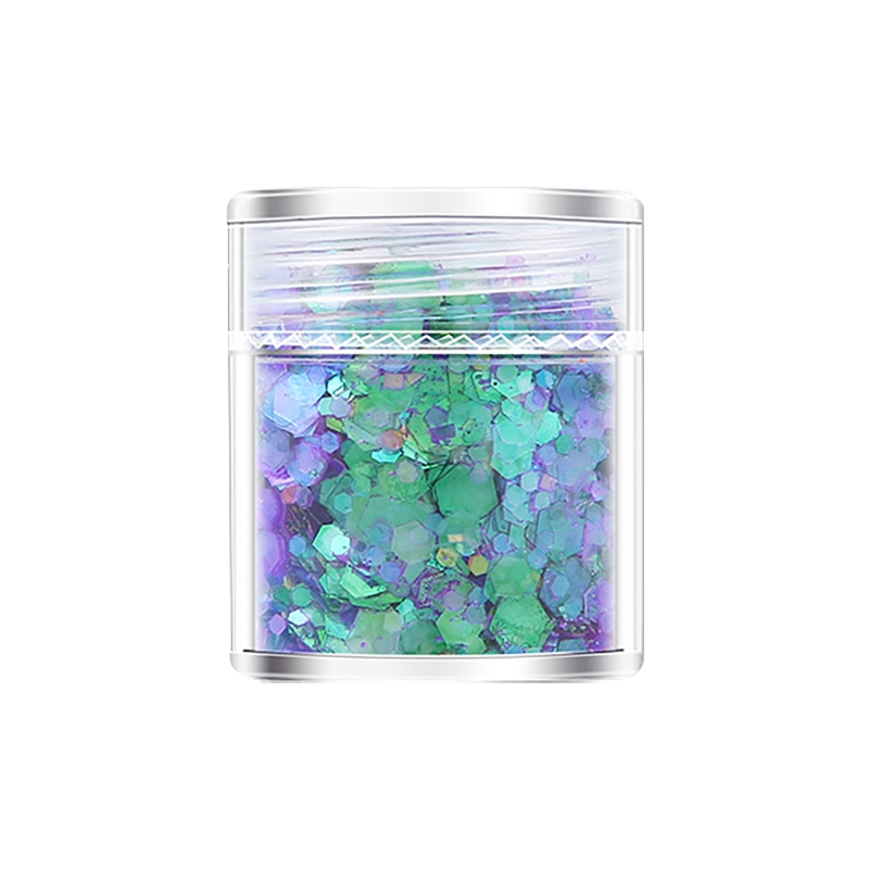 [Hàng mới về] Bộ 4 lọ bột kim tuyến siêu mịn siêu mỏng dùng trang trí móng tay