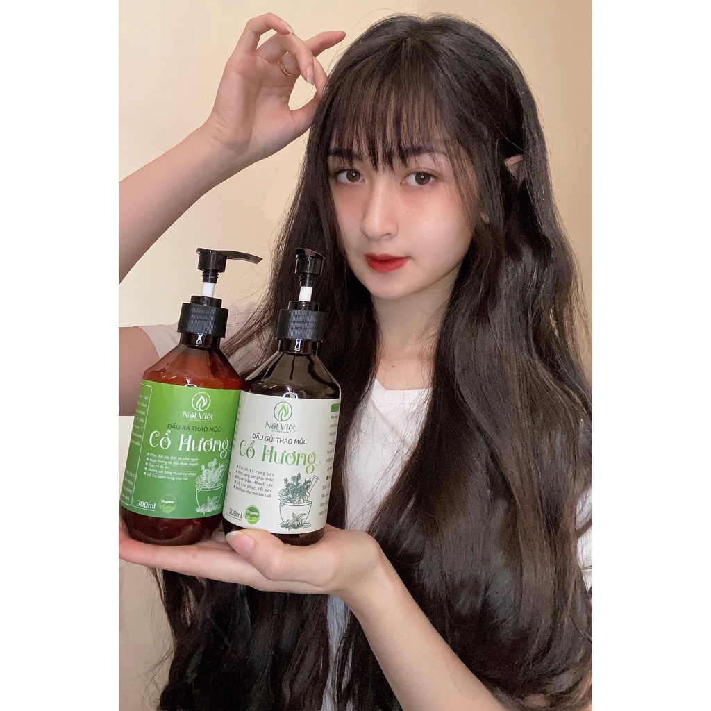 Combo Dầu Gội + Dầu Xả Thảo Mộc Cổ Hương (Kích Mọc - Giảm rụng) | BigBuy360 - bigbuy360.vn