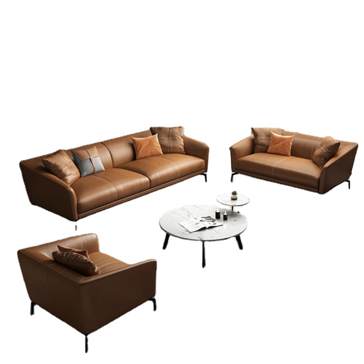 Ghế sofa băng bọc da sang trọng nhập khẩu - Sofa phòng khách Adora GK01