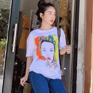 Áo phông zara cô gái xuất