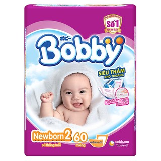 [gia re] Bỉm/Miếng Lót Bobby Newborn 2 (Mẫu Mới) {chat luong}