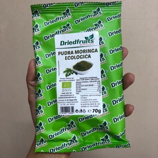 BỘT CHÙM NGÂY HỮU CƠ DRIEDFRUITS SUPPLIER (70g) - Organic Moringa Powder