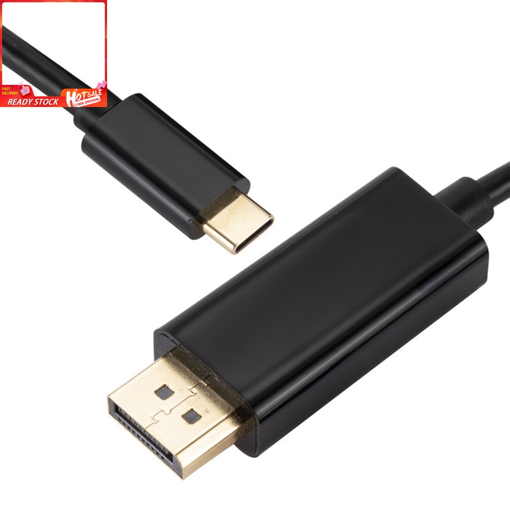 Dây Cáp Chuyển Đổi Type-C Sang Dp 1.8m Hd-Compatible Cho Máy Tính | BigBuy360 - bigbuy360.vn