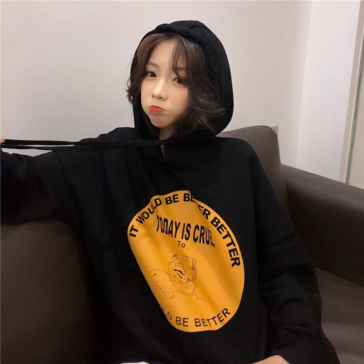 Áo hoodie nữ Hàn Quốc chất nỉ - Thời trang và thoải mái