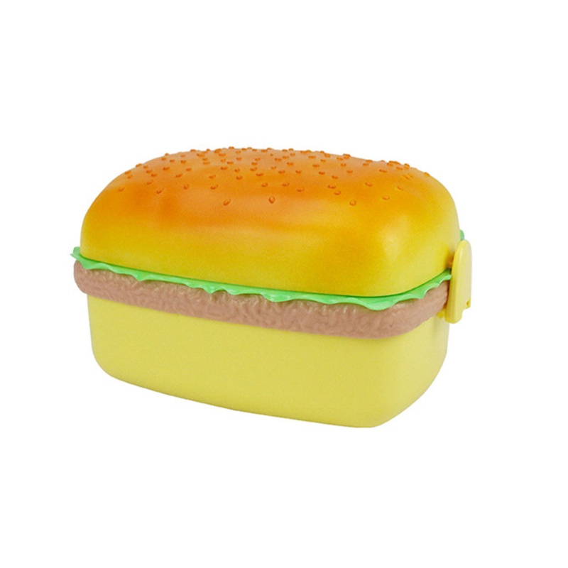 hộp cơm Hình Bánh Hamburger Dễ Thương