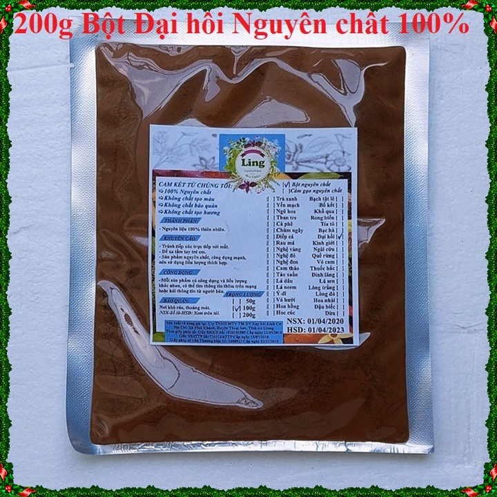 [Sỉ-Rẻ] Bột Đại Hồi 200g nguyên chất thiên nhiên 100% có giấy VSATTP và ĐKKD dùng đa công dụng [Lẻ-Sỉ]