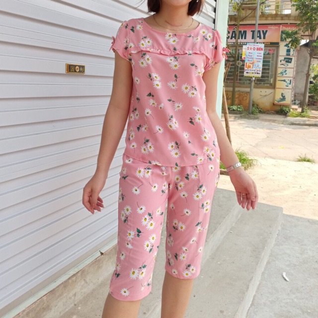 BỘ LỤA MẶC NHÀ SIÊU MÁT (ẢNH THẬT 100%)