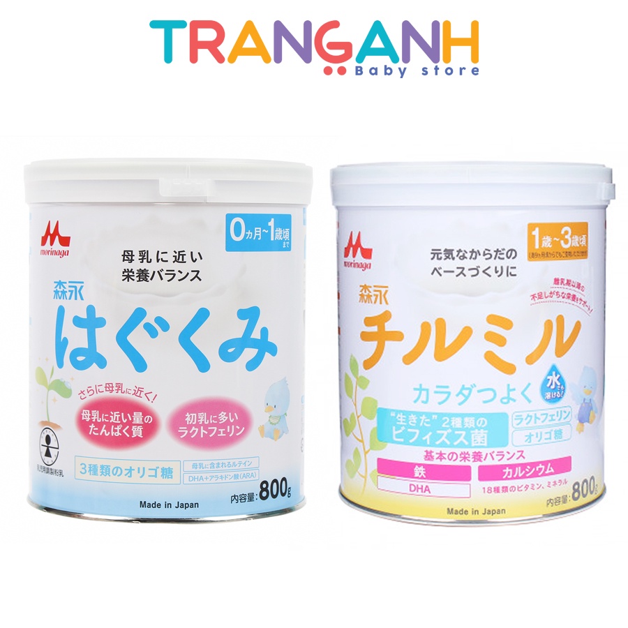 Sữa Morinaga Nhật 800gr cho bé