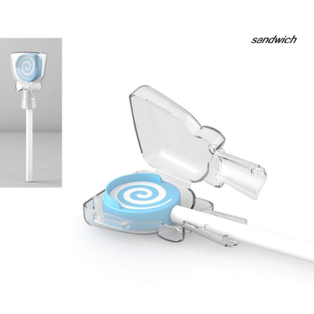 Dụng Cụ Cạo Làm Sạch Lưỡi Cho Bé Hình Kẹo Mút Dễ Thương