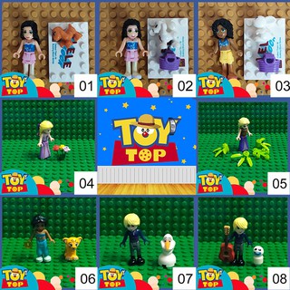 [Một con] ghép Friends : Minifigure Friend nhân vật công chúa Disney Frozen, nữ hàng cũ 2nd tổng hợp