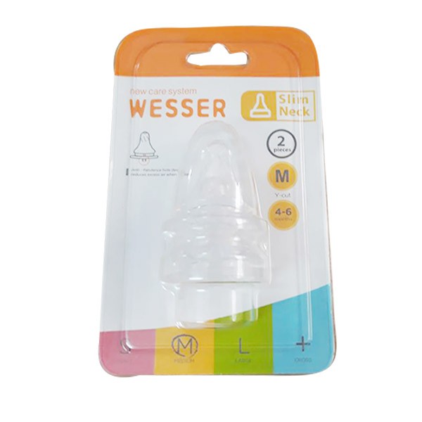 Ty bình sữa Wesser cổ thường Size S/M V017
