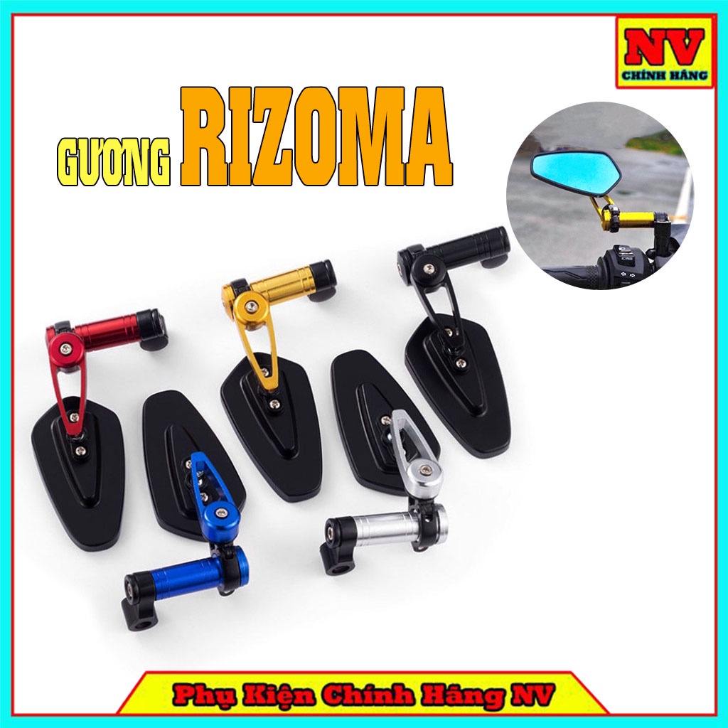 №Gương xe máy thời trang mini Rizoma chiếu hậu mẫu CRG gắn chân kính cho AB, SH, SH Mode, Wave,…