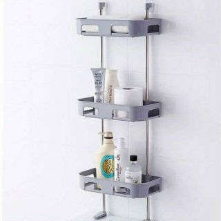 Kệ nhựa sau toilet 3 tầng