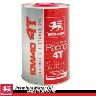 Dầu nhớt WOLVER RACING 4T 10W40 Nhập Khẩu Sản Xuất Đức SL MA2