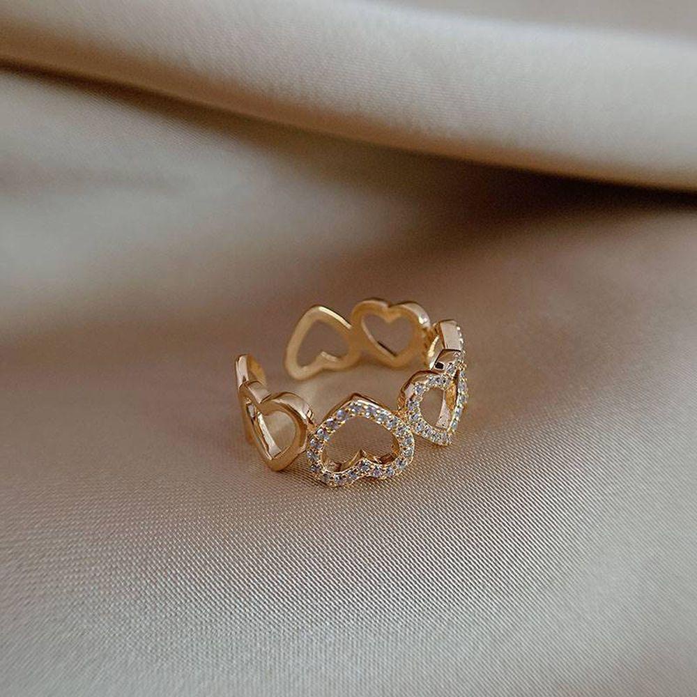 Nhẫn Cưới Phong Cách Hàn Quốc Ngọt Ngào Thanh Lịch Cho Nữ