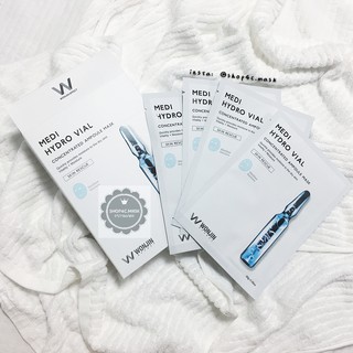 WONJIN EFFECT Mặt nạ cấp nước căng bóng se lỗ chân lông Medi Hydro Vial mask