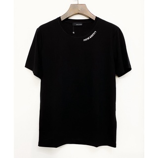 Dsquared      D2  Áo thun nam tay ngắn cổ tròn in logo D2 trên viền cổ thời trang hè 2020