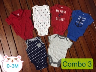 COMBO(5-6 bộ) BODY CỘC OLD NAVY LẺ SIZE