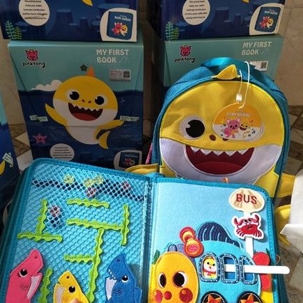 SET BALO + SÁCH VẢI BABYSHARK